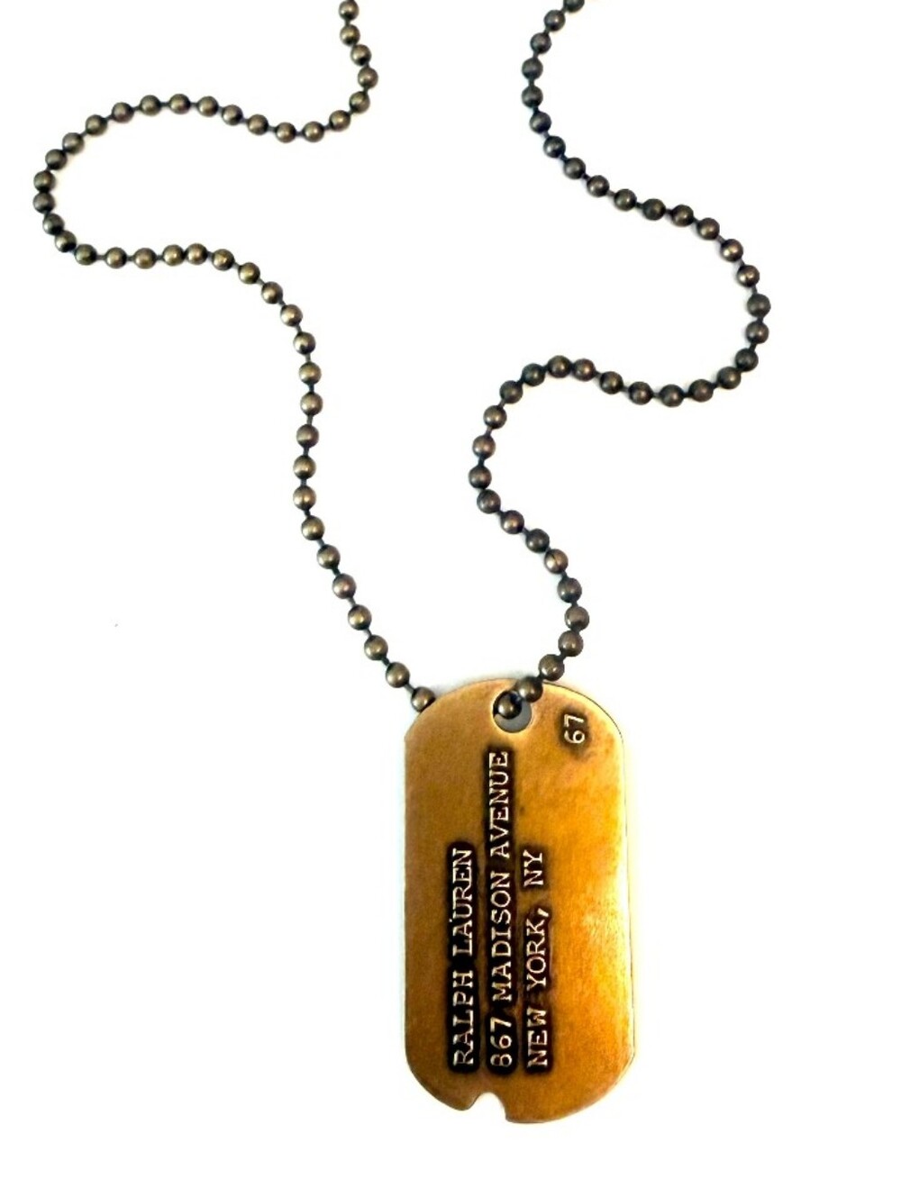 Ralph Lauren Dog Tag (unisex) - Picture 2 of 3